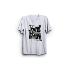 The Fame Tokio Star 4 Rock Metal Müzik Grubu Beyaz Kadın T-shirt