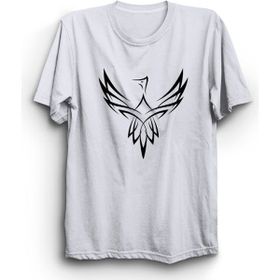 The Fame Tukan Kuşu 777 Sayı Sekanslı Toucan Bird Beyaz Kadın T-shirt
