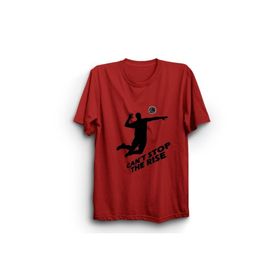 The Fame Voleybol Volleyball Cant Stop The Rise Kırmızı Kadın T-shirt