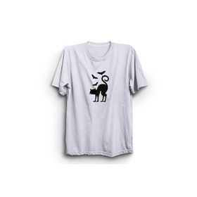 The Fame Yarasalar ve Kedi Cat And Bats Animal Beyaz Kadın T-shirt