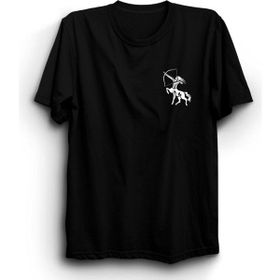 The Fame Yay Burcu Sagittarius Astroloji Siyah Kadın T-shirt
