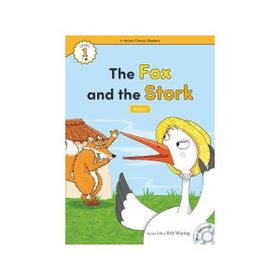 The Fox and the Stork +Hybrid CD eCR Level 1 - Aesop