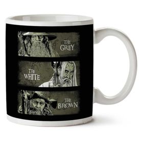 The Grey the Brown the White Wizards Lord of the Rings Baskılı Kupa