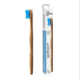 The Humble Co Brush Mavi Bambu Medium Yetişkin Diş Fırçası
