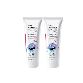 The Humble Co Çilekli 2x75 ml Çocuk Diş Macunu