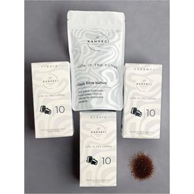 The Kahveci 10'lu 3x Nespresso Uyumlu Kapsül Kahve + 200 gr Filtre Kahve