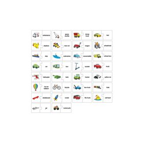 The Learning Journey Eşleştir Taşıtlar Mukavva Puzzle