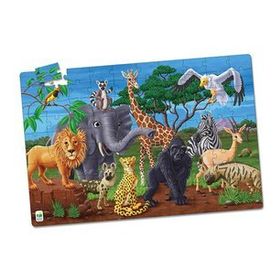 The Learning Journey TLJ115237 100 Parça Vahşi Yaşam Fosforlu Yer Puzzle