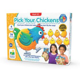 The Learning Journey TLJ369258 Pick Your Chickens Tavuklar Kümeste