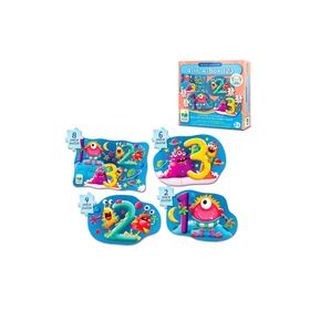 The Learning Journey TLJ630143 Bir Arada 123 4 Puzzle