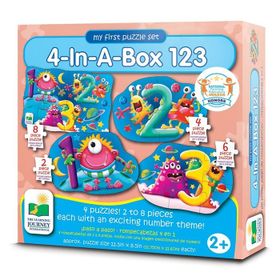The Learning Journey TLJ630143 Bir Arada 123 4 Puzzle