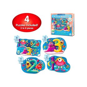 The Learning Journey TLJ630143 Bir Arada 123 4 Puzzle