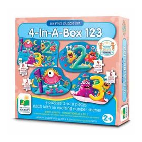 The Learning Journey TLJ630143 Bir Arada 123 4 Puzzle