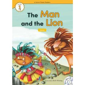 The Man and the Lion +Hybrid CD eCR Level 1 - Aesop
