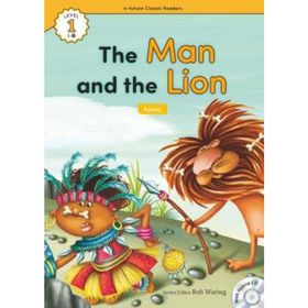 The Man and the Lion +Hybrid CD eCR Level 1 - Aesop