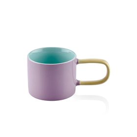 The Mia 270 ml Rainbow Mor Porselen Kupa