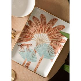 The Mia 27x20 cm Palm Dekoratif Tabak