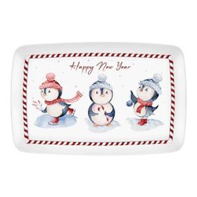The Mia 34x25 cm Penguin Dikdörtgen Servis Tabak
