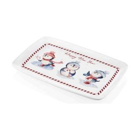 The Mia 34x25 cm Penguin Dikdörtgen Servis Tabak