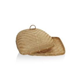 The Mia 40x40x21 cm Bambu Dikdörtgen Tepsi