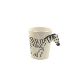 The Mia 420 ml Zebra Kulplu Kupa
