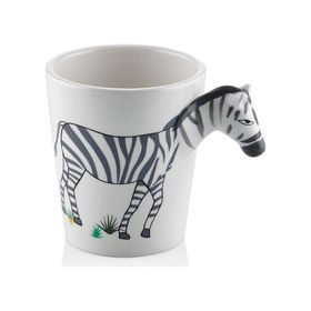 The Mia 420 ml Zebra Kulplu Kupa