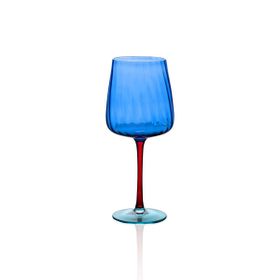 The Mia 600 ml Mavi Şarap Kadehi