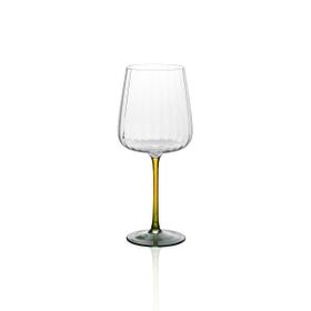 The Mia 600 ml Sarı Yeşil Şarap Kadehi