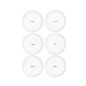 The Mia 6'lı Set 19 cm Summertime Pasta Tabağı