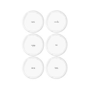 The Mia 6'lı Set 19 cm Summertime Pasta Tabağı