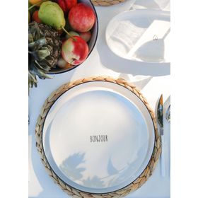 The Mia 6'lı Set 26 CM Summertime Servis Tabağı