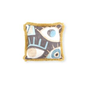 The Mia Amulet Kahverengi Gold 45 X 45 cm Kırlent