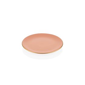 The Mia Basic 6'lı Set Somon Pembe 19 cm Pasta Tabağı