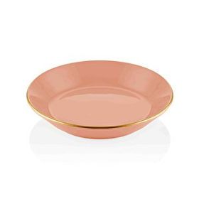 The Mia Basic 6'lı Set Somon Pembe 20 cm Yemek Tabağı