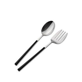The Mia Bianco Gümüş 2'li Salata Servis Seti