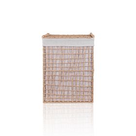 The Mia Braid Hasır Naturel 43x35x56 cm Çamaşır Sepeti