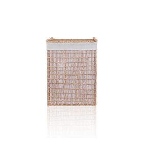 The Mia Braid Hasır Naturel 43x35x56 cm Çamaşır Sepeti