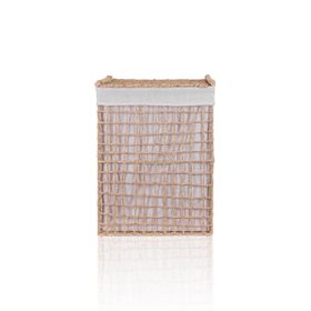 The Mia Braid Hasır Naturel 43x35x56 cm Çamaşır Sepeti