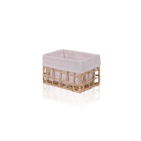 The Mia Braid Hasır Organizer Naturel 22x14x13 cm Sepet