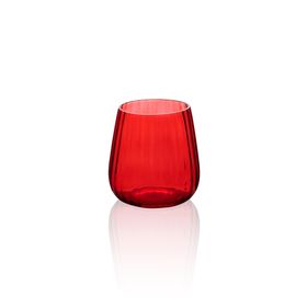 The Mia BRD0126 Cam Kırmızı 450 ml Su Bardağı