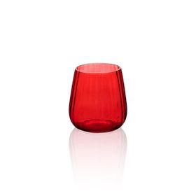 The Mia BRD0126 Cam Kırmızı 450 ml Su Bardağı