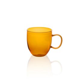 The Mia BRD0133 Amber 450 ml Borosilikat Cam Kupa
