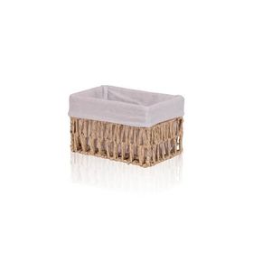 The Mia Cesta Hasır Organizer Naturel 22x14x13 cm Sepet