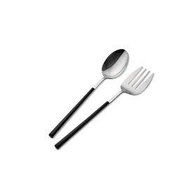 The Mia CKB0224 Bianco Gümüş 2 Parça Salata Servis Takımı
