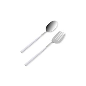 The Mia CKB0246 Bianco Gümüş 2 Parça Salata Servis Takımı