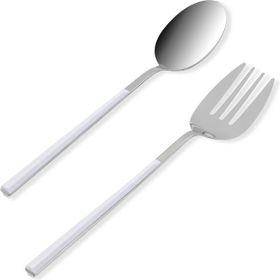 The Mia CKB0246 Bianco Gümüş 2 Parça Salata Servis Takımı