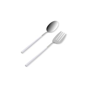 The Mia CKB0246 Bianco Gümüş 2 Parça Salata Servis Takımı