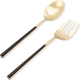 The Mia CKB0247 Bianco Gold 2 Parça Salata Servis Takımı