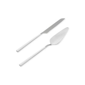 The Mia CKB0249 Bianco Gümüş 2 Parça Pasta Servis Takımı