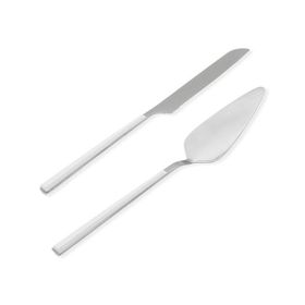 The Mia CKB0249 Bianco Gümüş 2 Parça Pasta Servis Takımı